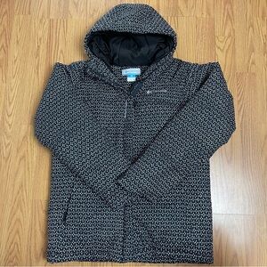 Columbia Black and White Patterned Jacket for Girls
